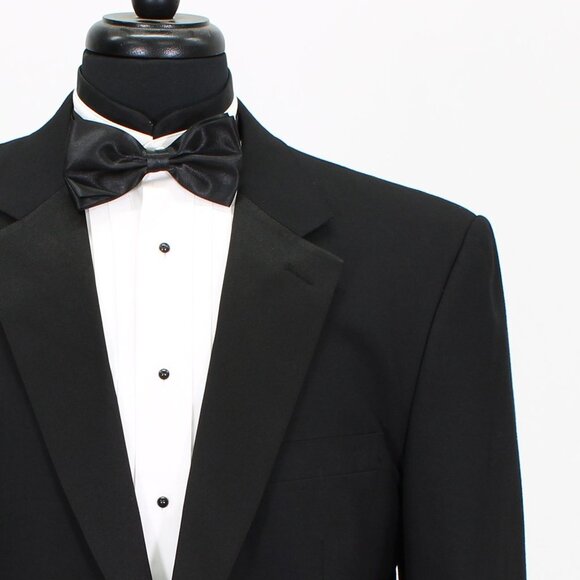 Neil Allyn 40L Black Solid 1-Button Tuxedo Jacket Blazer V150 - Picture 5 of 11